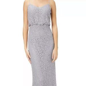 Adrianna Papell Womens Signature Lace Blouson Gown - NWT